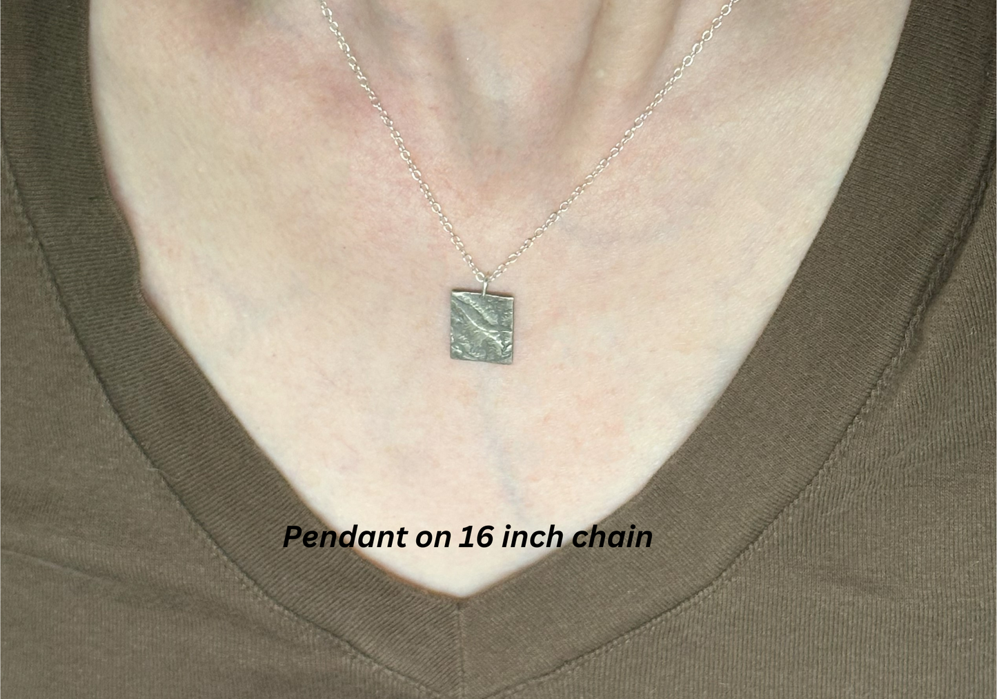 Fine Silver Arches Pendant on 16 inch chain