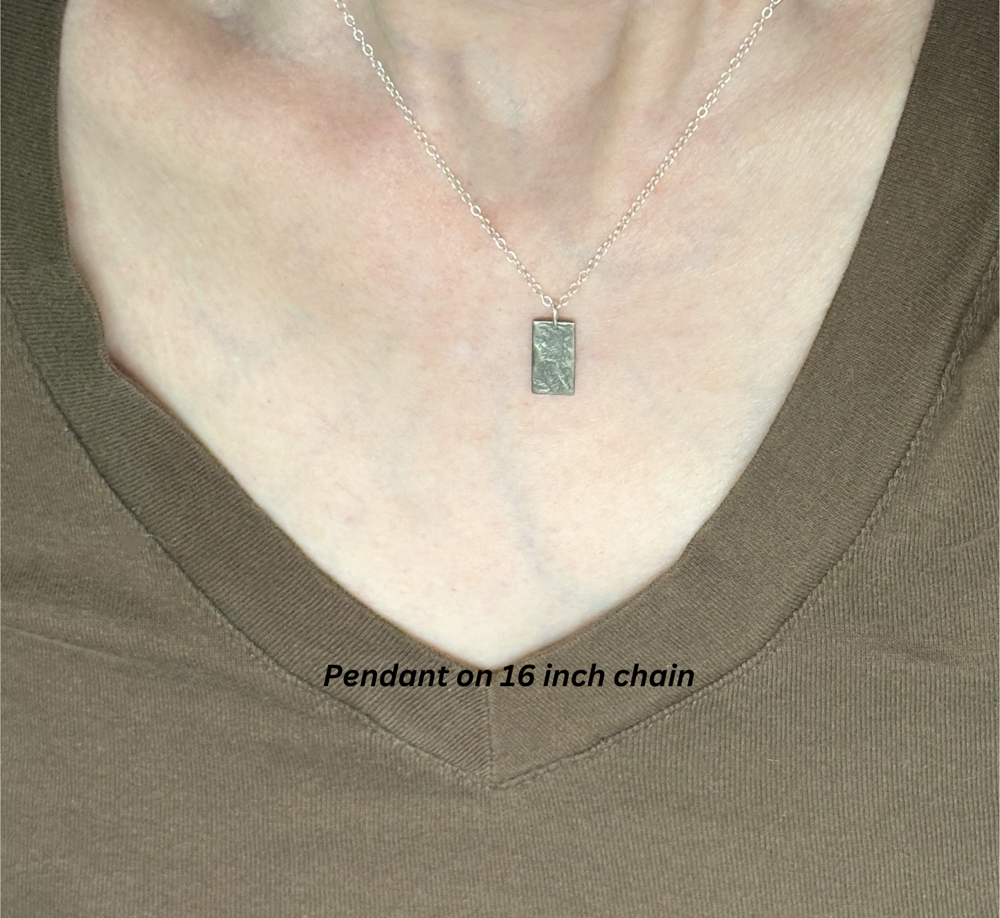 Capitol Reef Pendant on 16 in chain