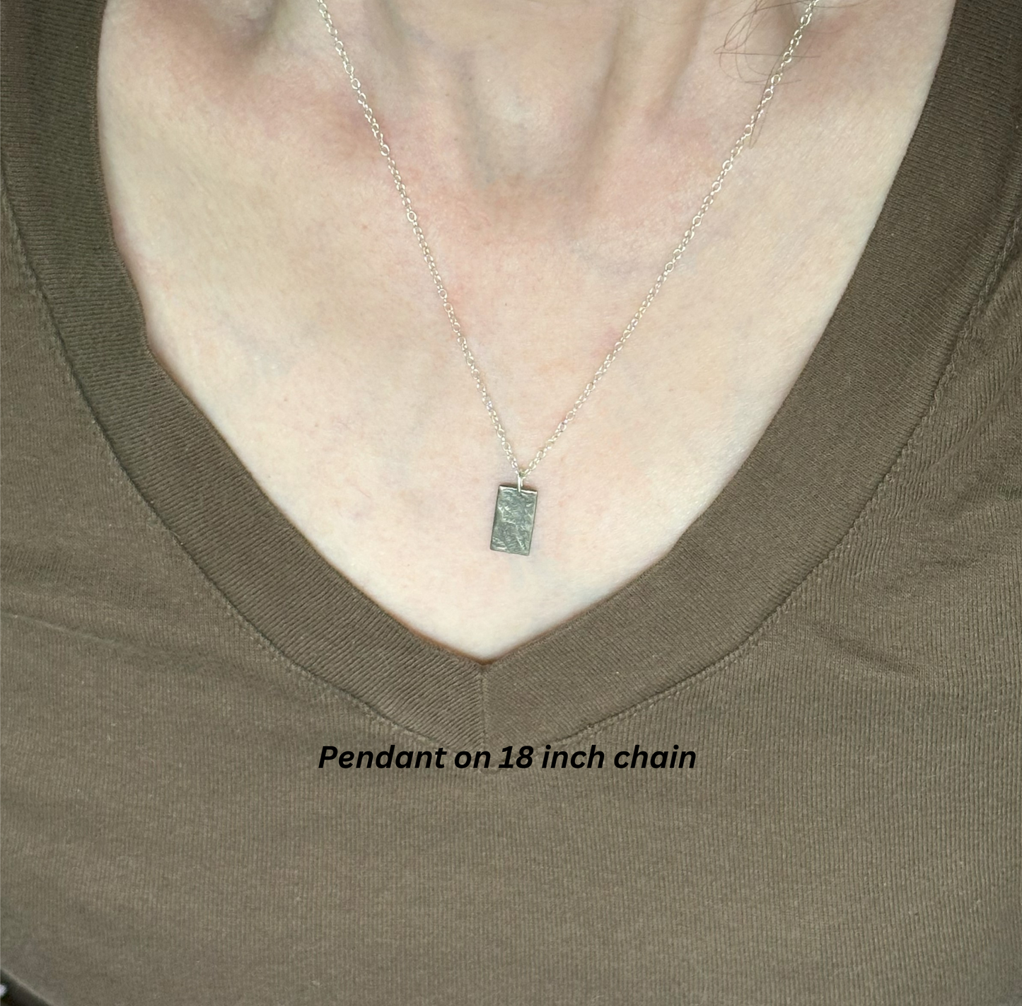 Capitol Reef Pendant on 18 in chain