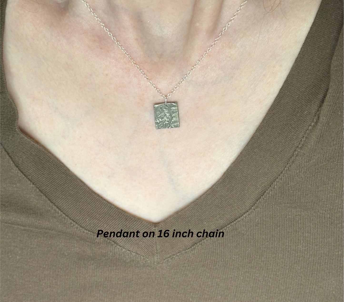 Zion Pendant on 16 inch chain