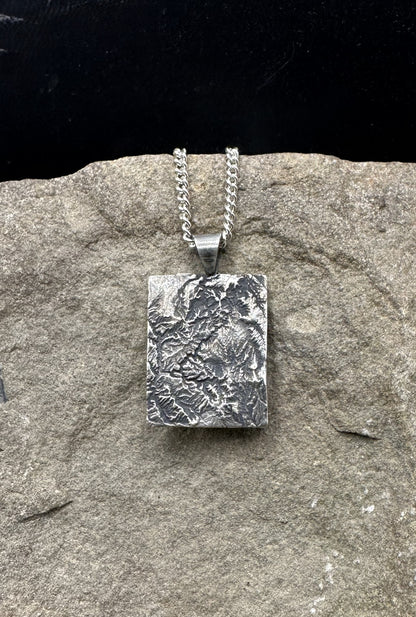 Canyonlands National Park Topographic Necklace