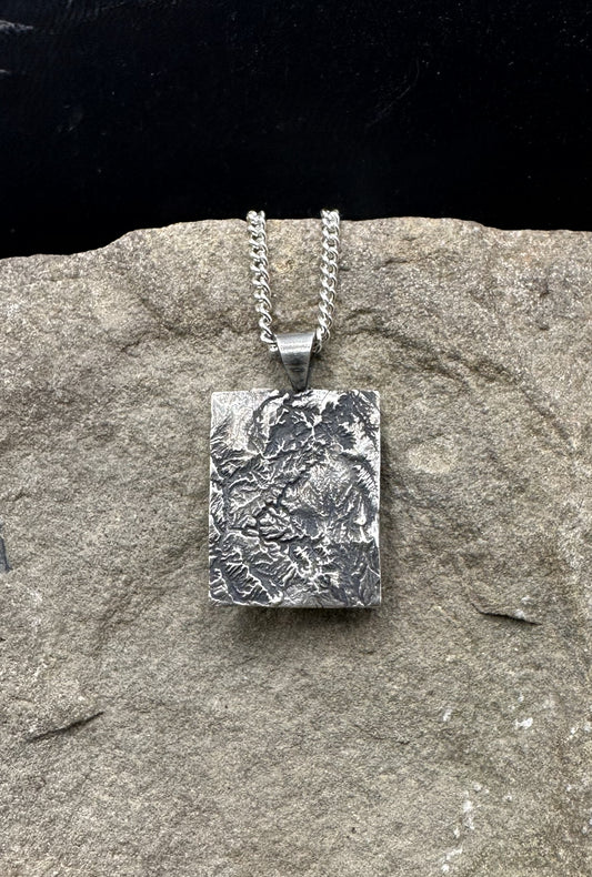 Canyonlands National Park Topographic Necklace