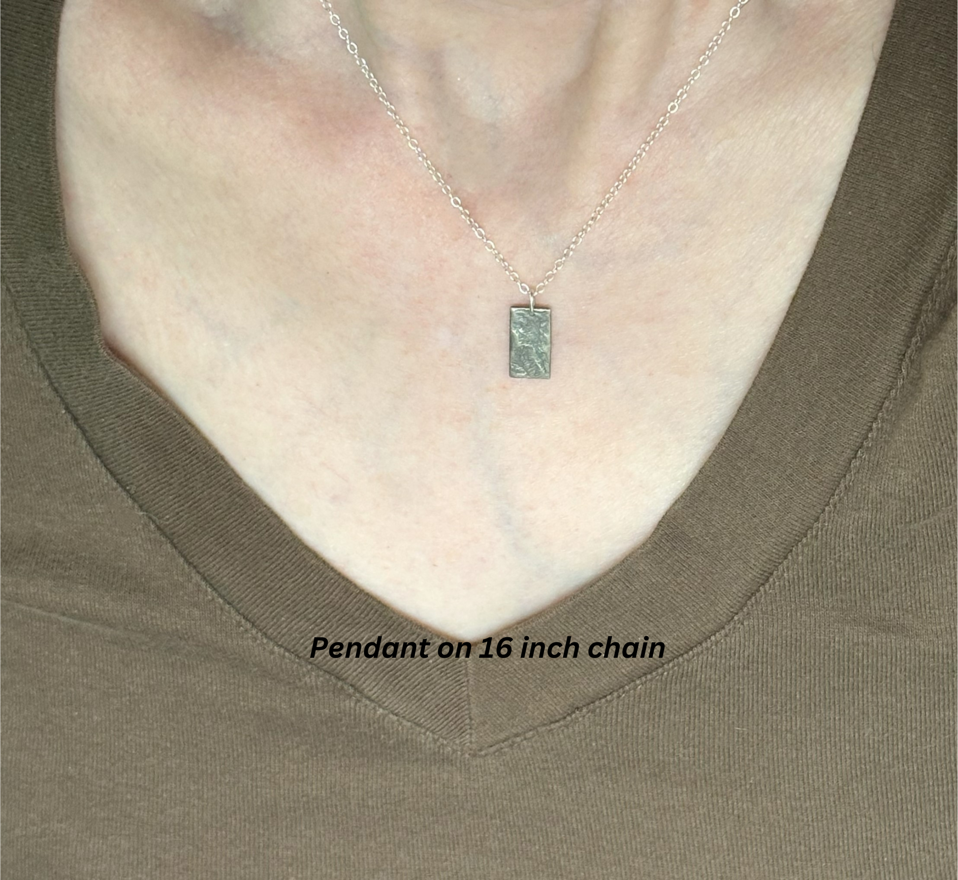 Capitol Reef Pendant on 16 in chain