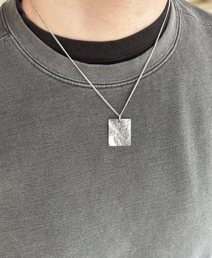 Glacier National Park Large Topographic Necklace