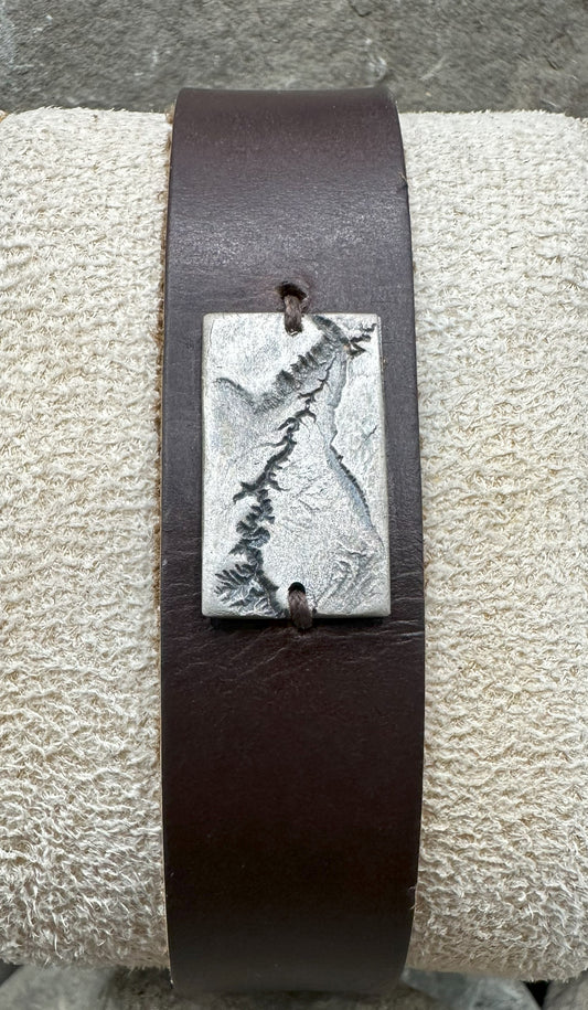 Marble Canyon Leather Bracelet