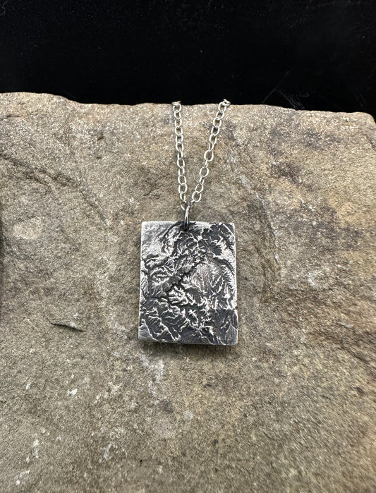Canyonlands National Park Topographic Pendant