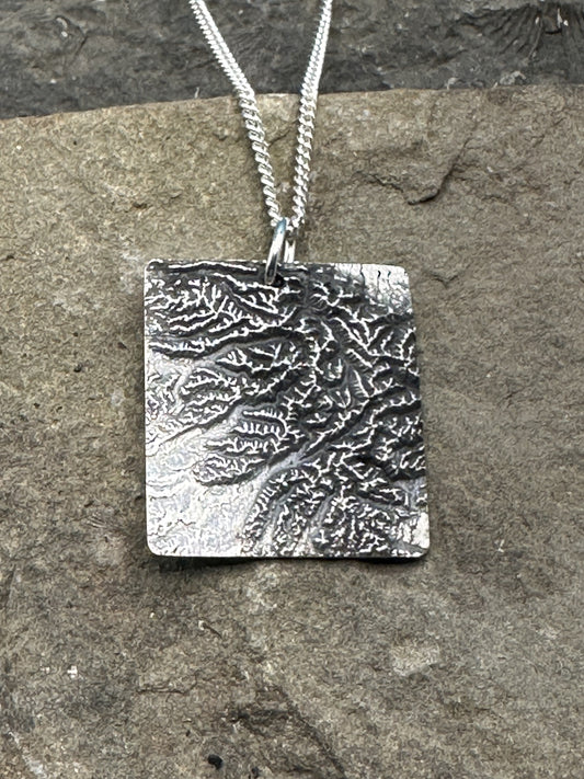 Olympic National Park Large Topographic Necklace