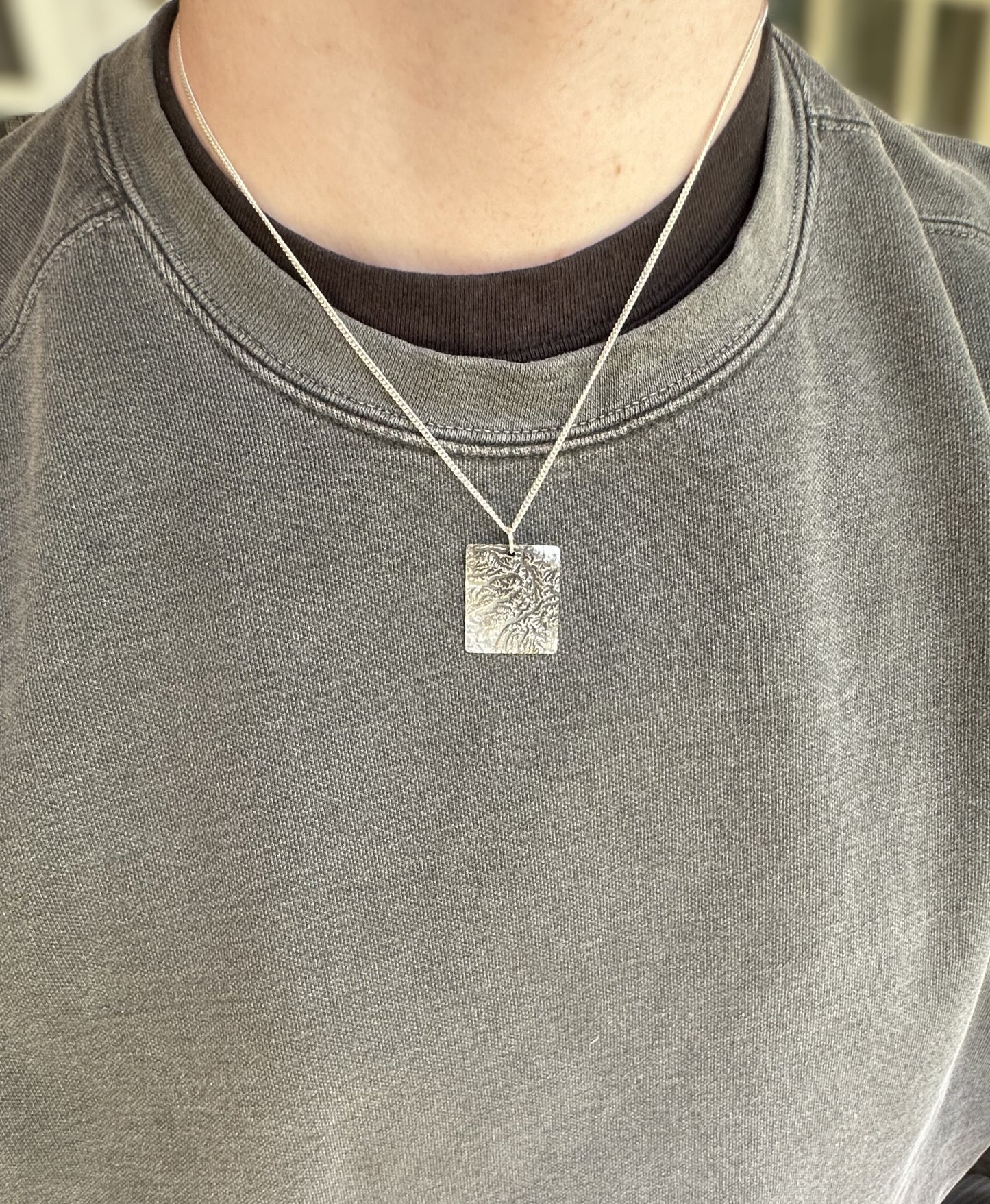 Olympic National Park Large Topographic Necklace