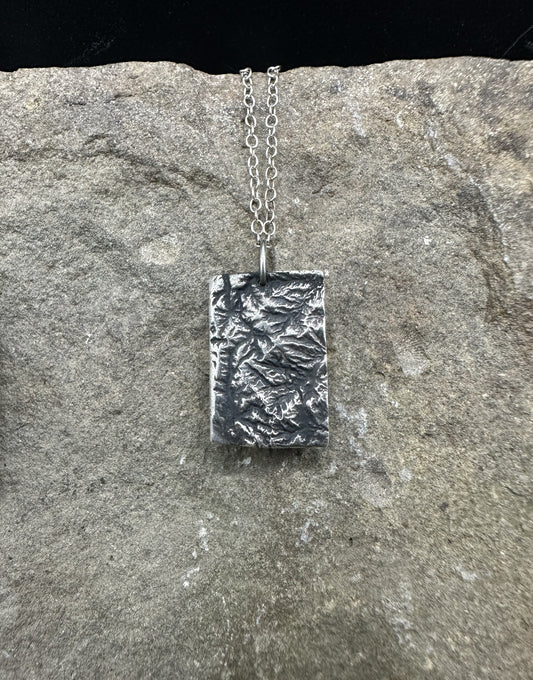 Rocky Mountain National Park Topographic Pendant