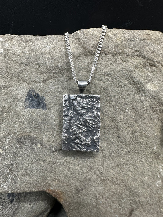Rocky Mountain National Park Topographic Necklace