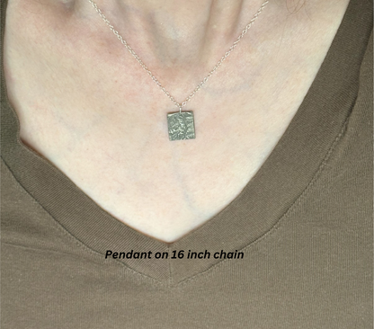 Zion Pendant on 16 inch chain
