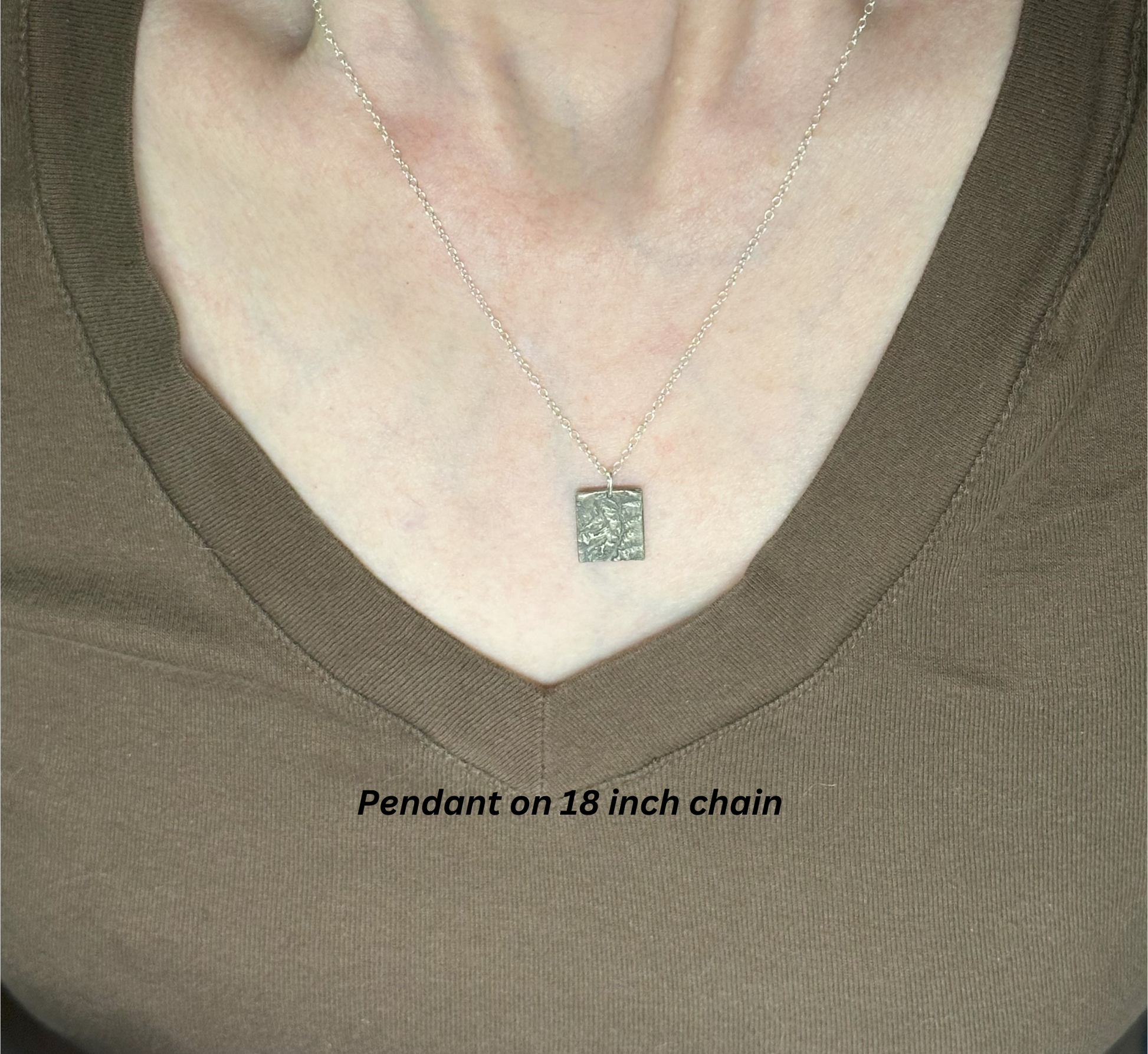 Zion Pendant on 16 inch chain